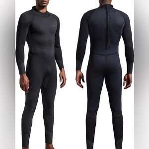 NWTS! Dark Lightning Wetsuit Cold Water, 3/2mm Diving Surfing Snorkeling